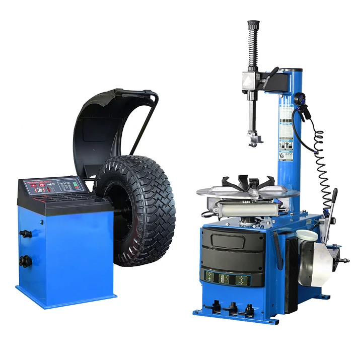 Wheel Balancer And Tire Changer Machine Combo For Auto Repair Workshop Garage Equipment Complete Wheel Service Solution Supplier