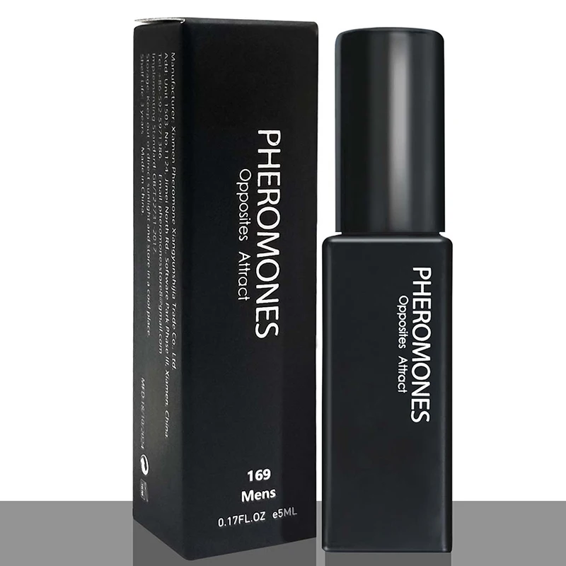 Pheromone Cologne for Men - Original Pheromone Essential Oil Perfume. Scent lasts 6-8 hours. 5 ml