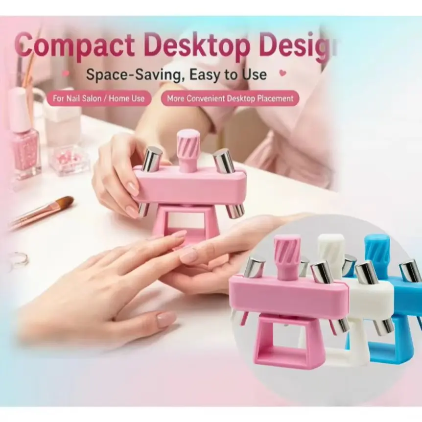 1 pièce Outil magnétique rotatif automatique pour ongles, à super aspiration, avec perles de verre réglables effet œil de chat, pour manucure débutante