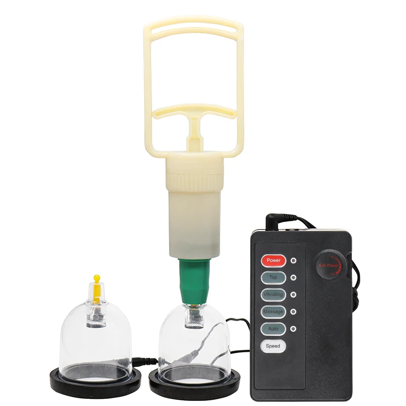 Electric Shock Nipple Sucker Electric Stimulation Breast Toy Female Clitoris Sucking Nipple Electric Accessories Back Massage