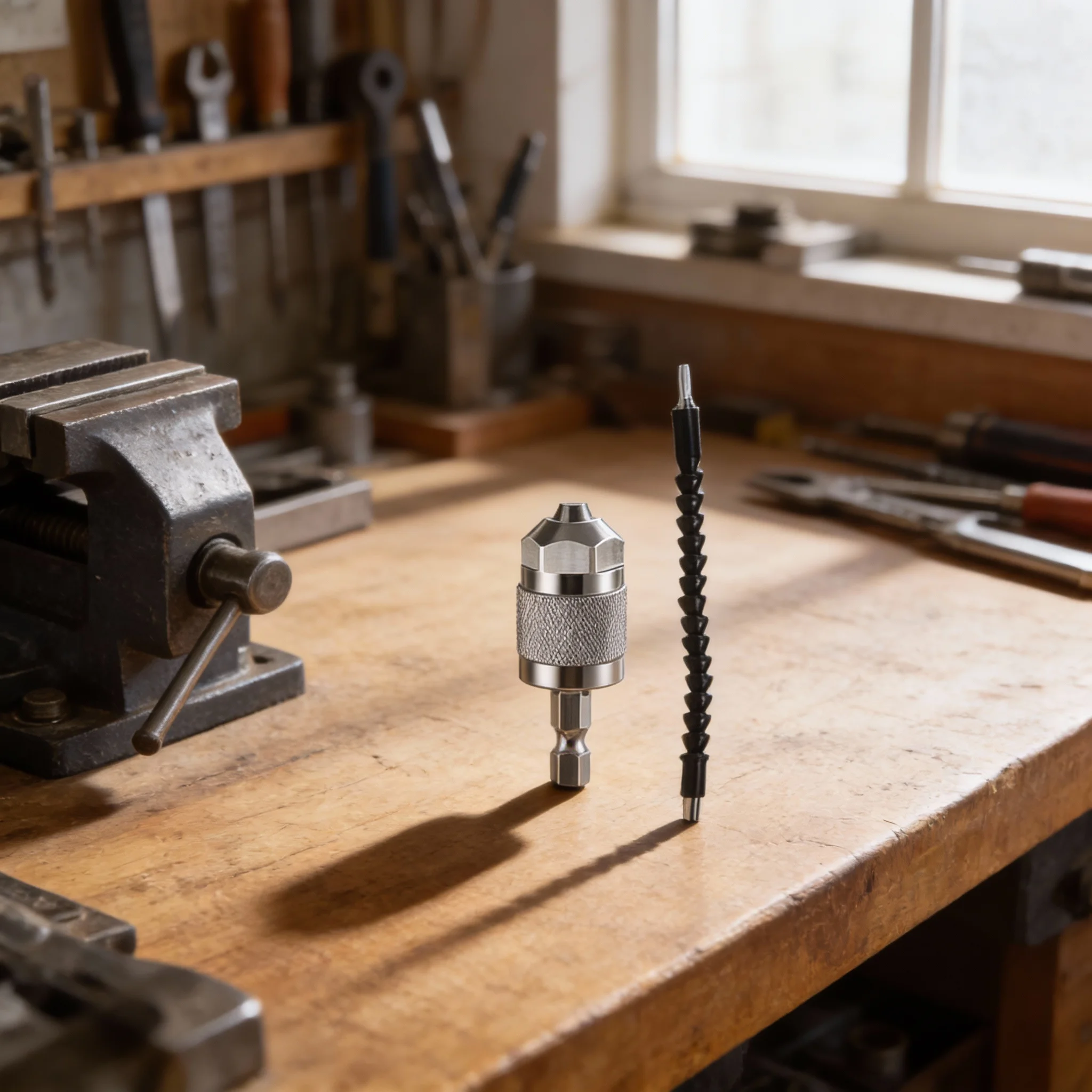 

Патрон для дрели, переходная головка отвертки с черным валом, мягкий удлинитель, шестигранный торцевой патрон