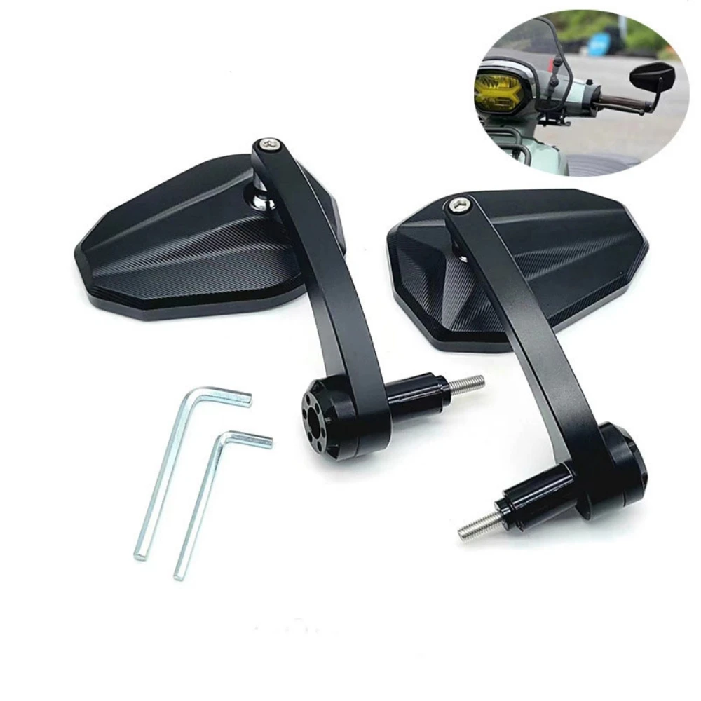 

Аксессуары для мотоциклов, торцевое зеркало на руле, левая и правая сторона, вращение для Kawasaki Z400 650 800 900 1000 1000SX