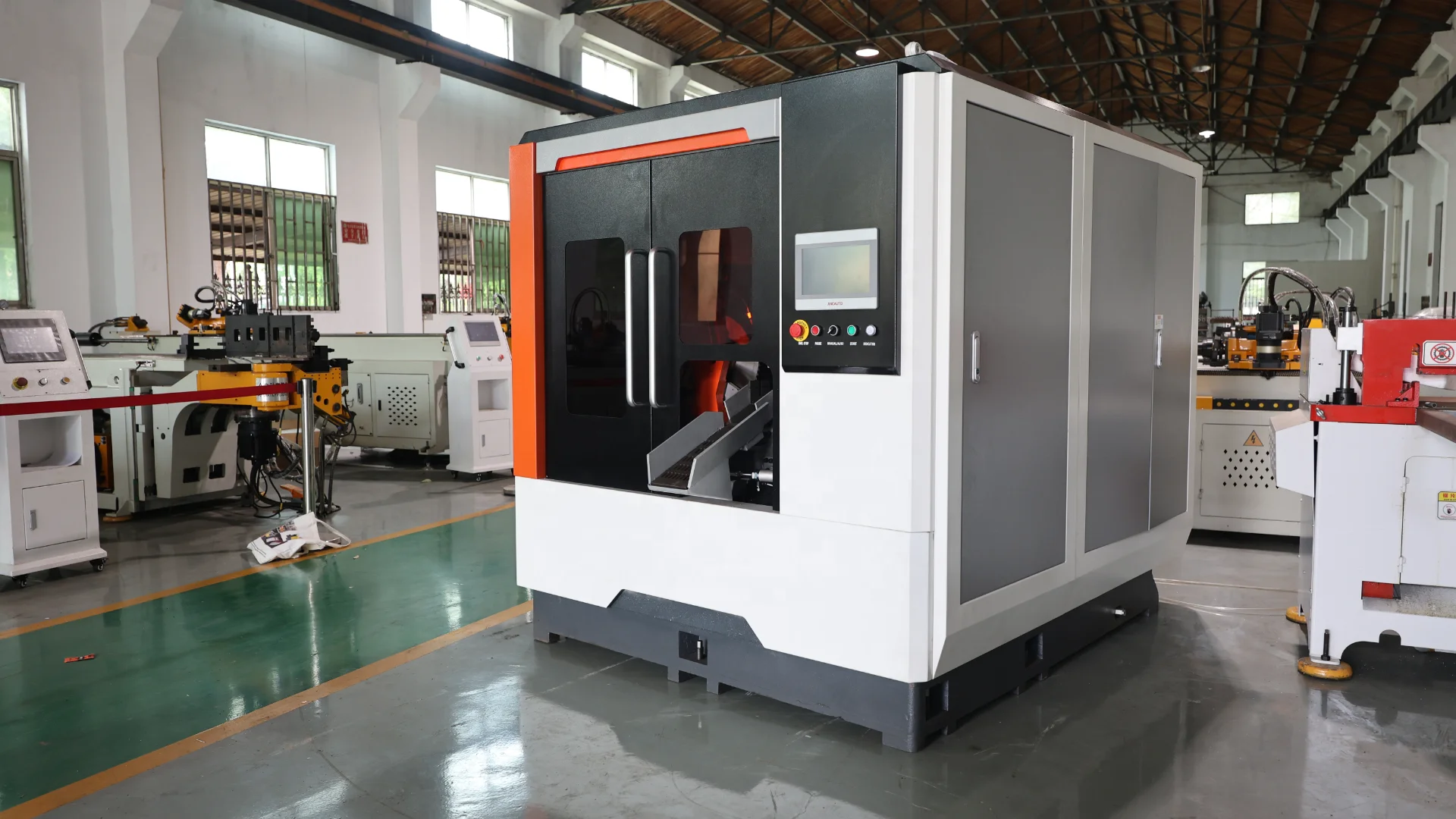 Electric Cold Chop Saw with Laser-Welded Carbide Blades for High-Speed Cutting of Metal Profiles