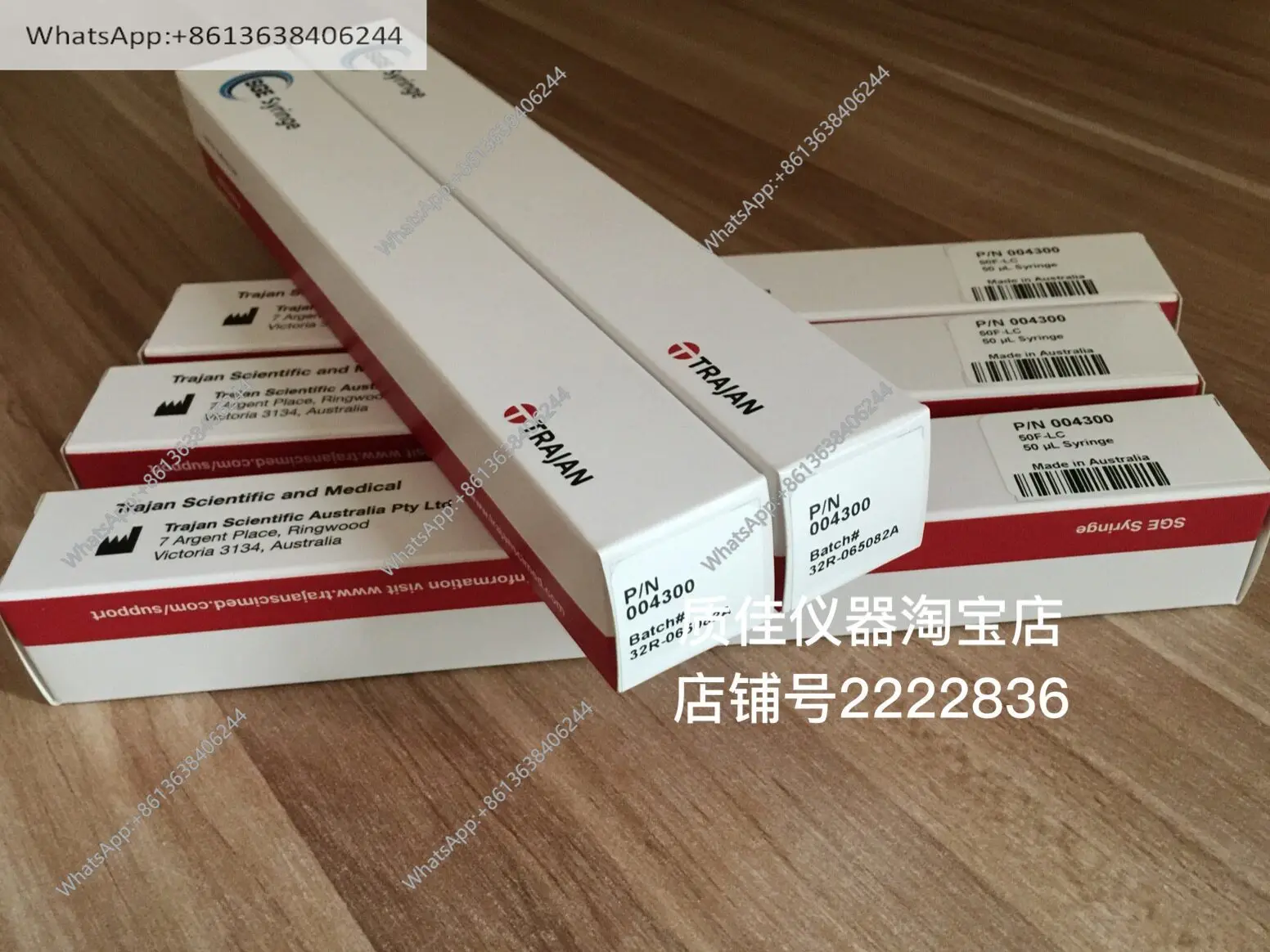 SGE Original Manual Sampler Liquid Chromatography Microinject ion Needle 50ul Flat Head Syringe 004300