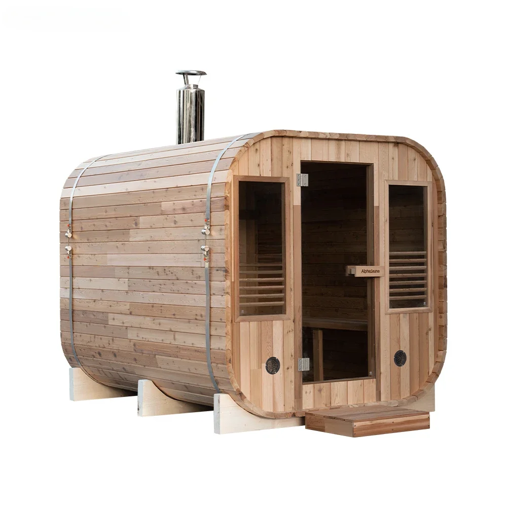 Wooden Finnish Dry Sauna Outdoor House