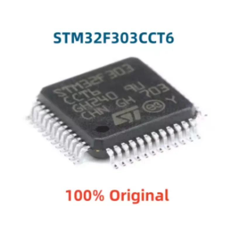 5PCS New STM32F303C8T6 STM32F303CBT6 STM32F303CBT7 STM32F303CCT6 LQFP48 STM32F303K8T6 LQFP32 STM32F303ZET6 LQFP144 chips