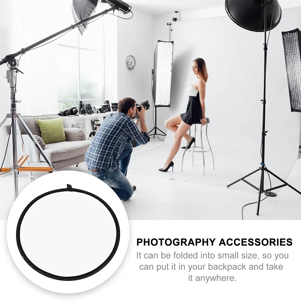 

Folding Reflector Light Diffuser for Photography Filming Reflective Screen Reflectors Accessories Cardboard