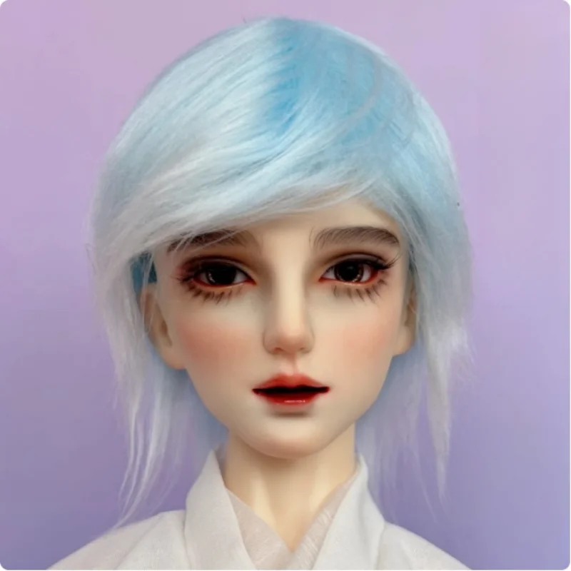 Nueva llegada peluca de piel de muñeca BJD para 1/3 1/4 1/6 MSD MDD muñeca pelucas de piel Multicolor accesorios de muñeca