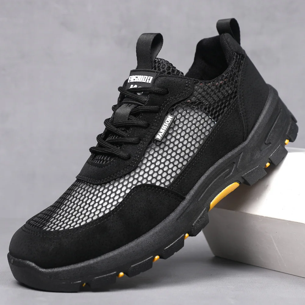 أحذية رياضية رجالية صيفية جديدة قابلة للتنفس ومقاومة للماء، أحذية قماشية متعددة الاستخدامات، أحذية أب عصرية للأنشطة الخارجية ...