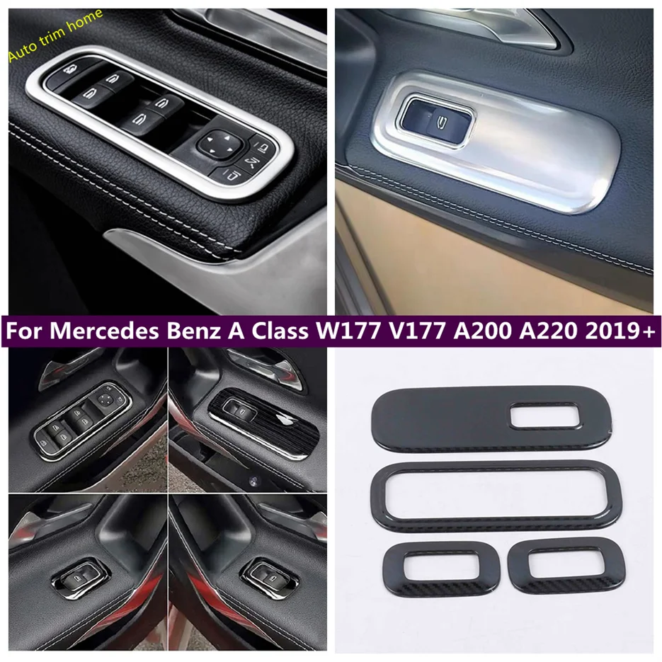 

Window Glass Lift Control Switch Button Decoration Panel Cover Trim For Benz A Class W177 A200 A220 2019 - 2024 Car Accessories