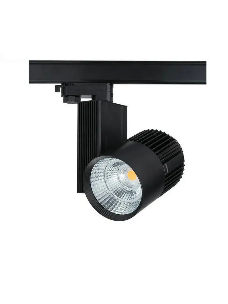 

40W 4 Wire 3 Phase LED Track Light Rail Lamp Leds Spotlights Lighting Fixture For Shop Store Spot