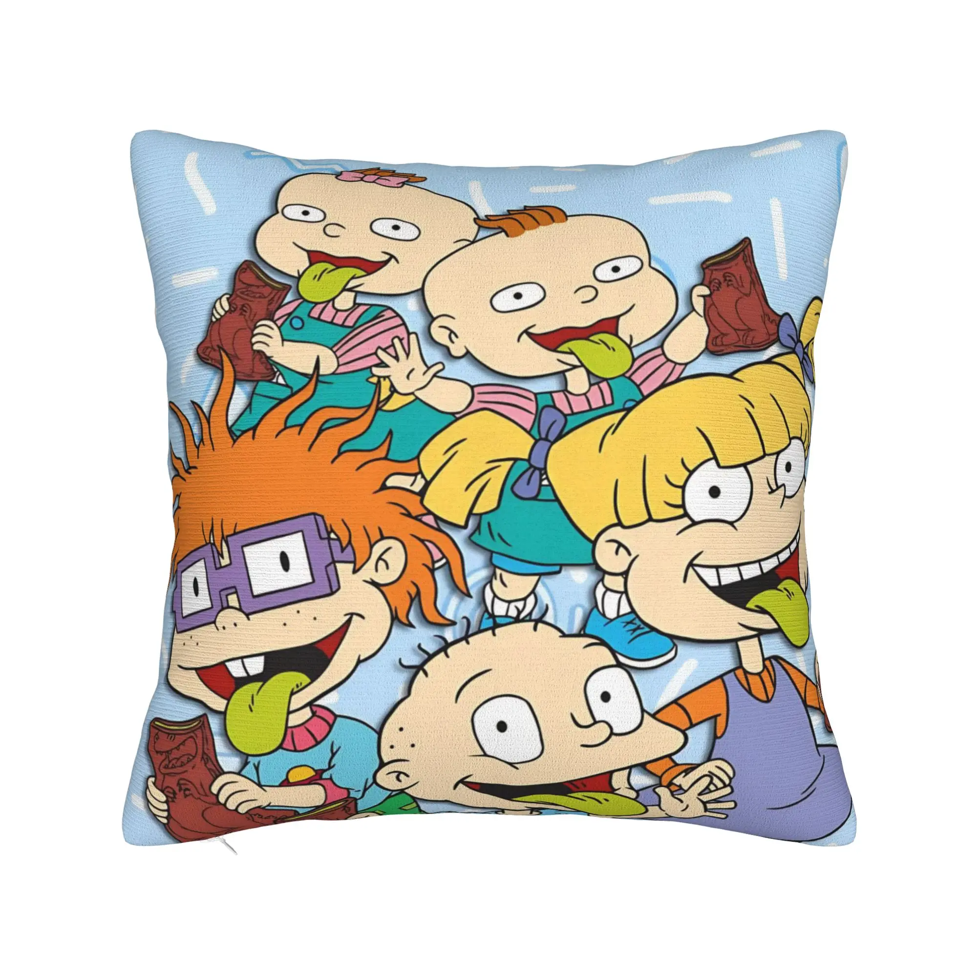 Cartoon R-Rugrats Pillow Cover Merch Printing Cushion Cover Decor  Pillow Case Cover Bed Multi-Size