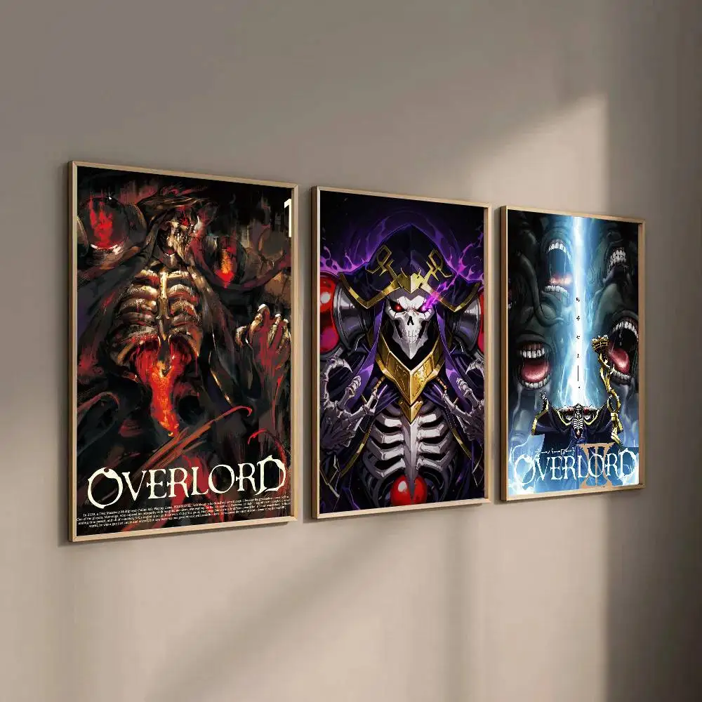 Аниме Overlord плакат настенное искусство домашний декор комнаты цифровая живопись гостиная ресторан Фото №3