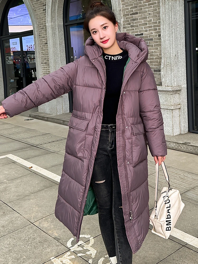 

2023 Winter Women's Down Jackets Ultra Light Warm Casual Coat Female Puffer Jacket Windproof Outwear