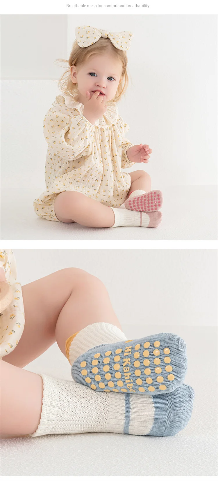 3 Paare/los kinder Socken Für Mädchen Jungen Baumwolle Weiche Kleinkind Boden Hause Socken Für Baby Elegante Mode Kinder Socke anti-slip Neue – Detail 2