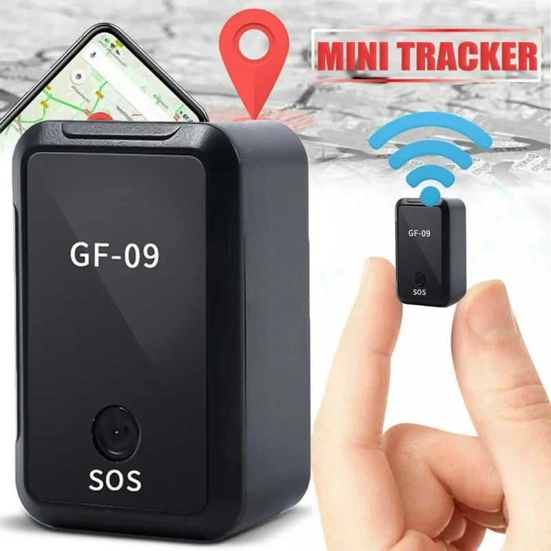 마그네틱 GF09 GSM 미니 GPS 추적기, 2G 실시간 시간 추적 로케이터 장치, 미니 GPS 실시간 카로케이터 추적기 추적 장치 