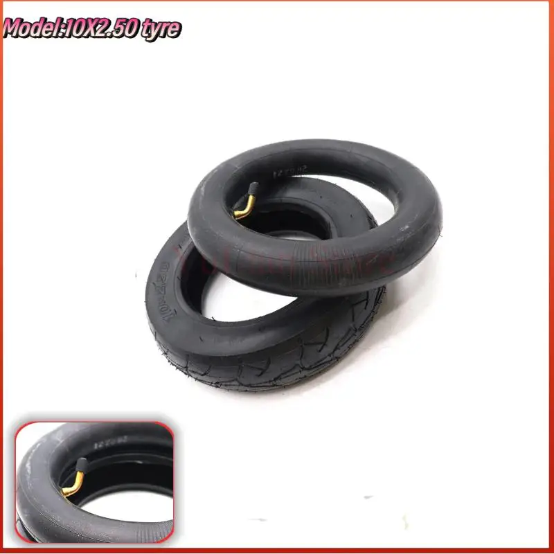10x2.50 inflatable inner and outer tires suitable For 10 inch electric scooter folding bike rubber tire accessories HotHot