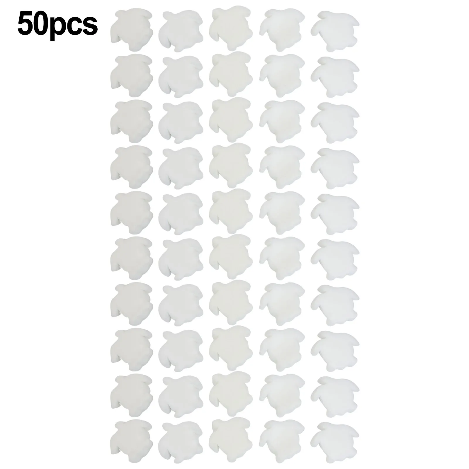 50 Pack Turtle Oil Absorbing Skimmer Sponge for Swimming Pools Spas Jet Baths and Massage Hydrotherapy Systems