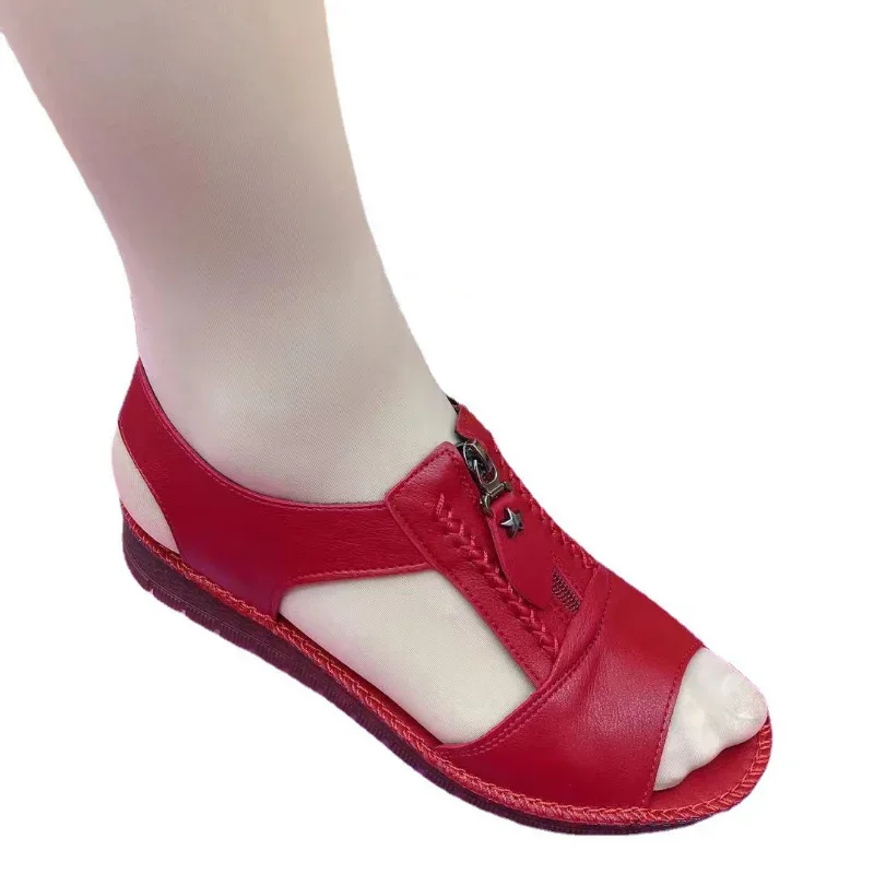 Women Shoes Fashion Flat Sole Sandals Shoes for Women Fish Mouth Comfortable Casual Sandals Zapatos De Mujer