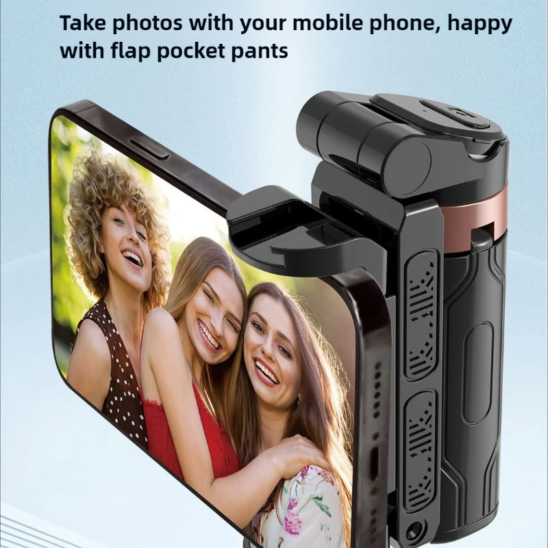 Pocket Mini Selfie Stick-statief Bluetooth Selfie Stick Telescopisch multifunctionele statief Anti-shake telefoonbeugel Statief