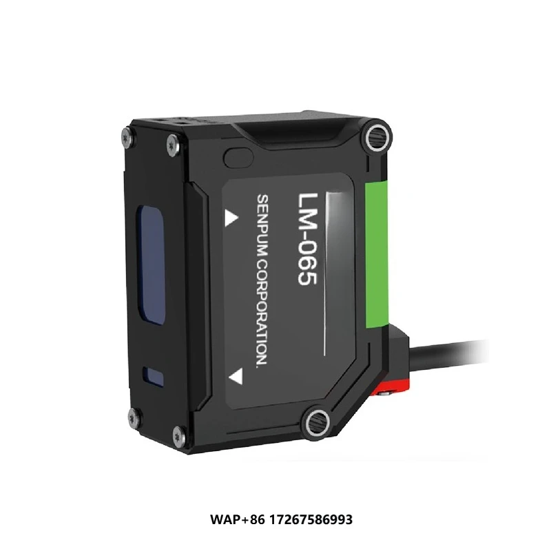 Senpum CMOS Type RS232C Output Double Digital Display Displacement Switch Distance Measurement Sensor Controller