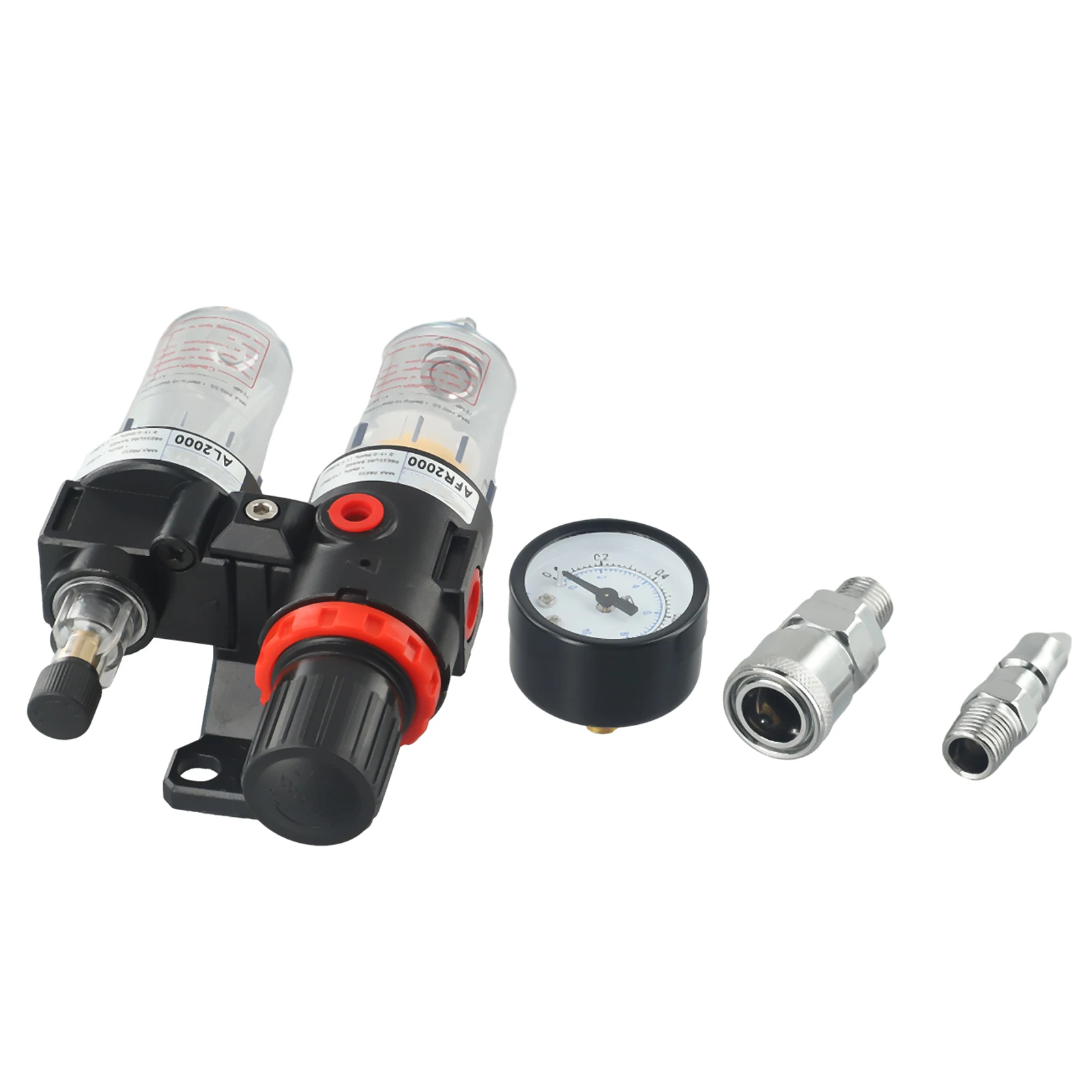 Industrial Practical Useful Air compressor filter Separator Airbrush Gauge Oil Pressure Regulator Tool Trap Water