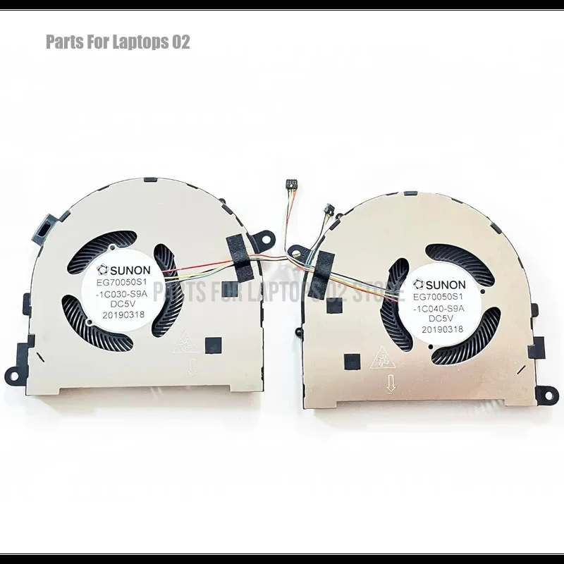 L CPU / GPU Cooling Fan for Lenovo Yoga C940-15IRH Yoga 9-15IMH5 Series 5H40S19977 EG70050S1-1C040-S9A EG70050S1-1C030-S9A