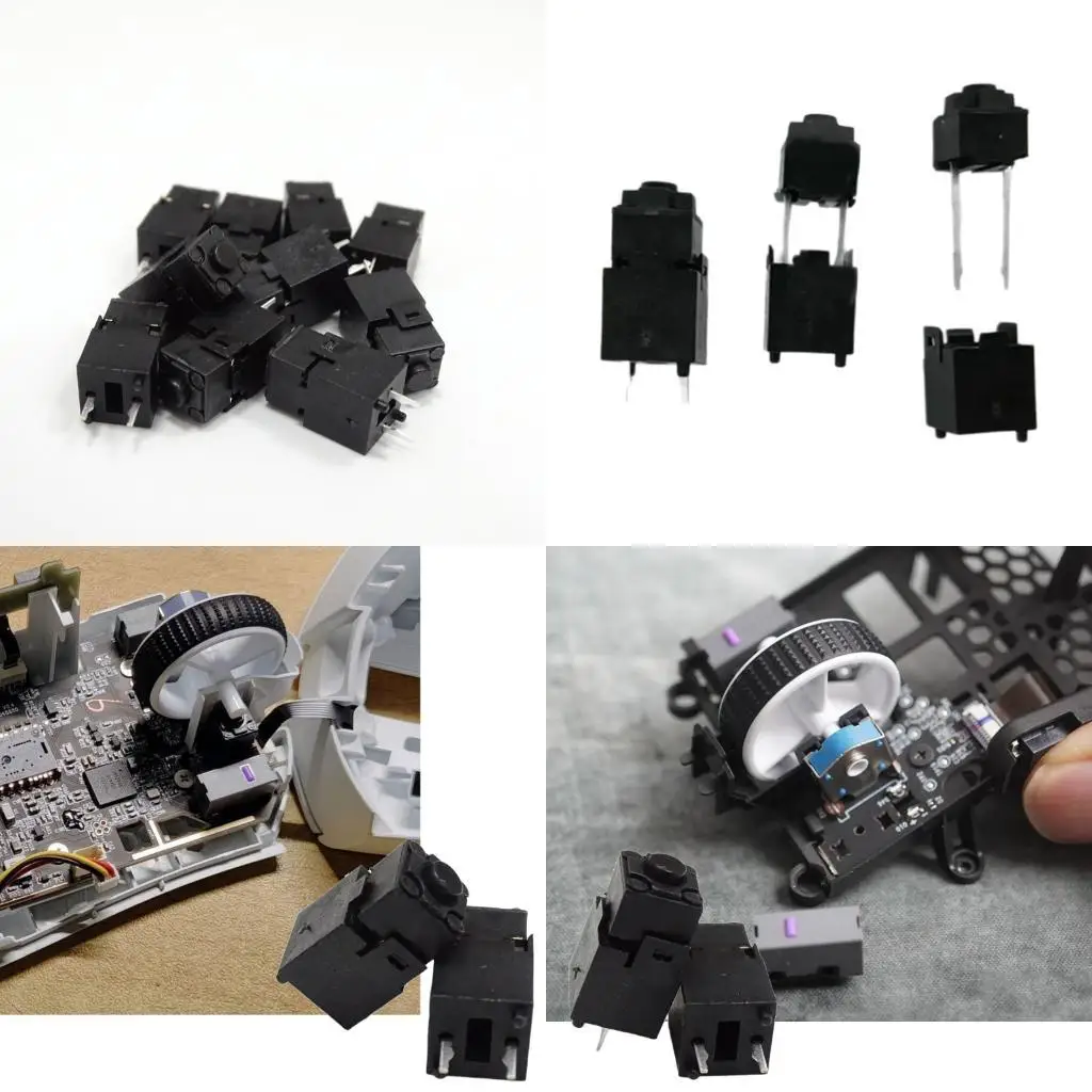 

652F 70GF Mouse Switches Scroll Wheel Middle Button 2Pin for DeathAdder Gaming Mouse Microswitch