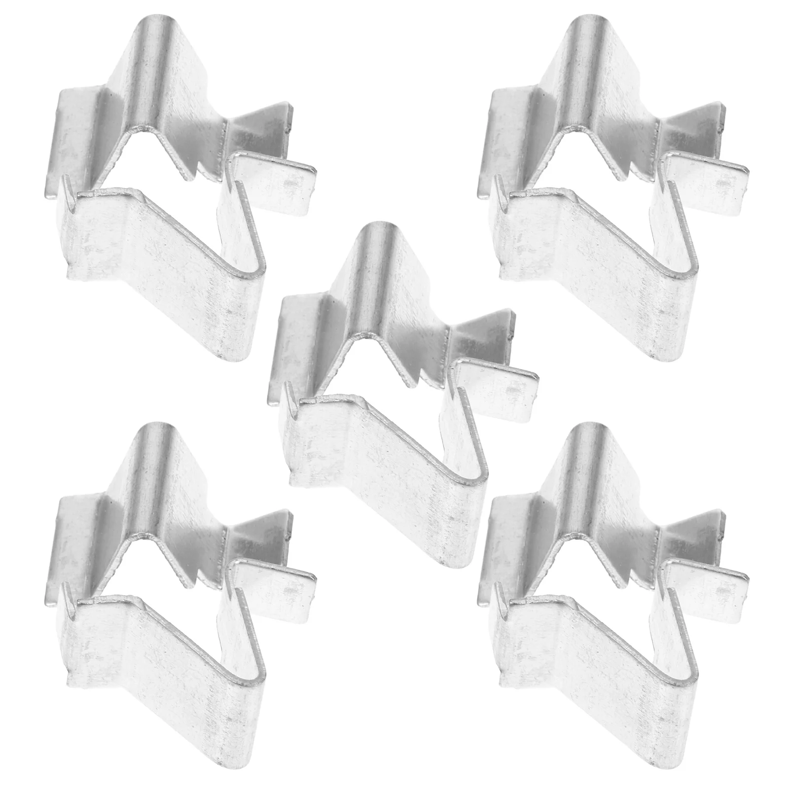 

10pcs Shelf Brackets Glass Clips Adjustable Pilaster Support Cabinet Grating Metal Storage Solutions Stable Foot Easy