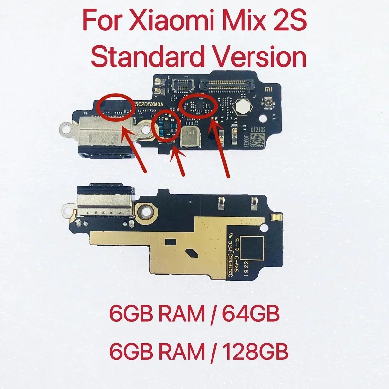 Port ładowania USB do szybkiego ładowania Xiaomi MIX 2S wtyczka stacji dokującej złącze części mikrofonu kabel elastyczny