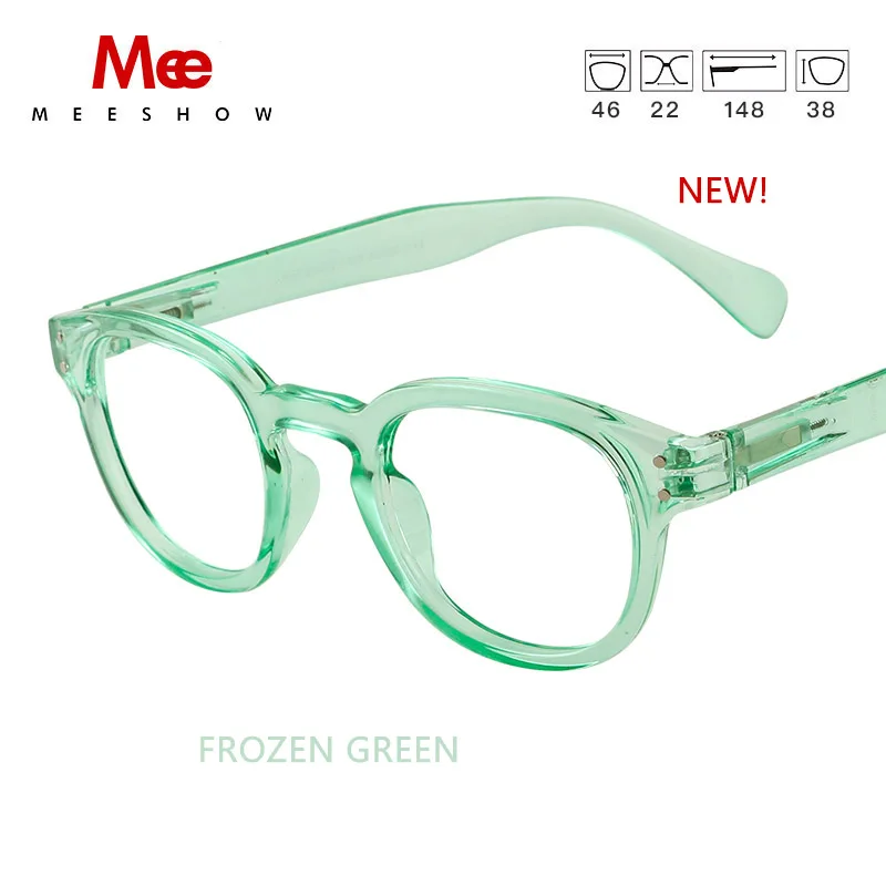 Meeshow Reading Glasses Men Women Glass Retro Fashion French Style Eyeglasses Lesebrillen with Diopter Frozen Presbyopia 1513