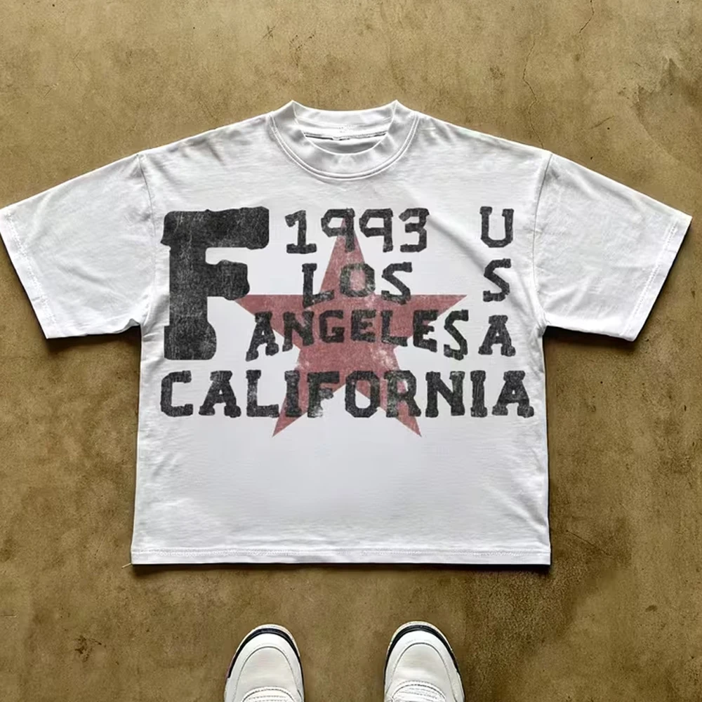 Street Fashion California - California Print Casual New Men's and