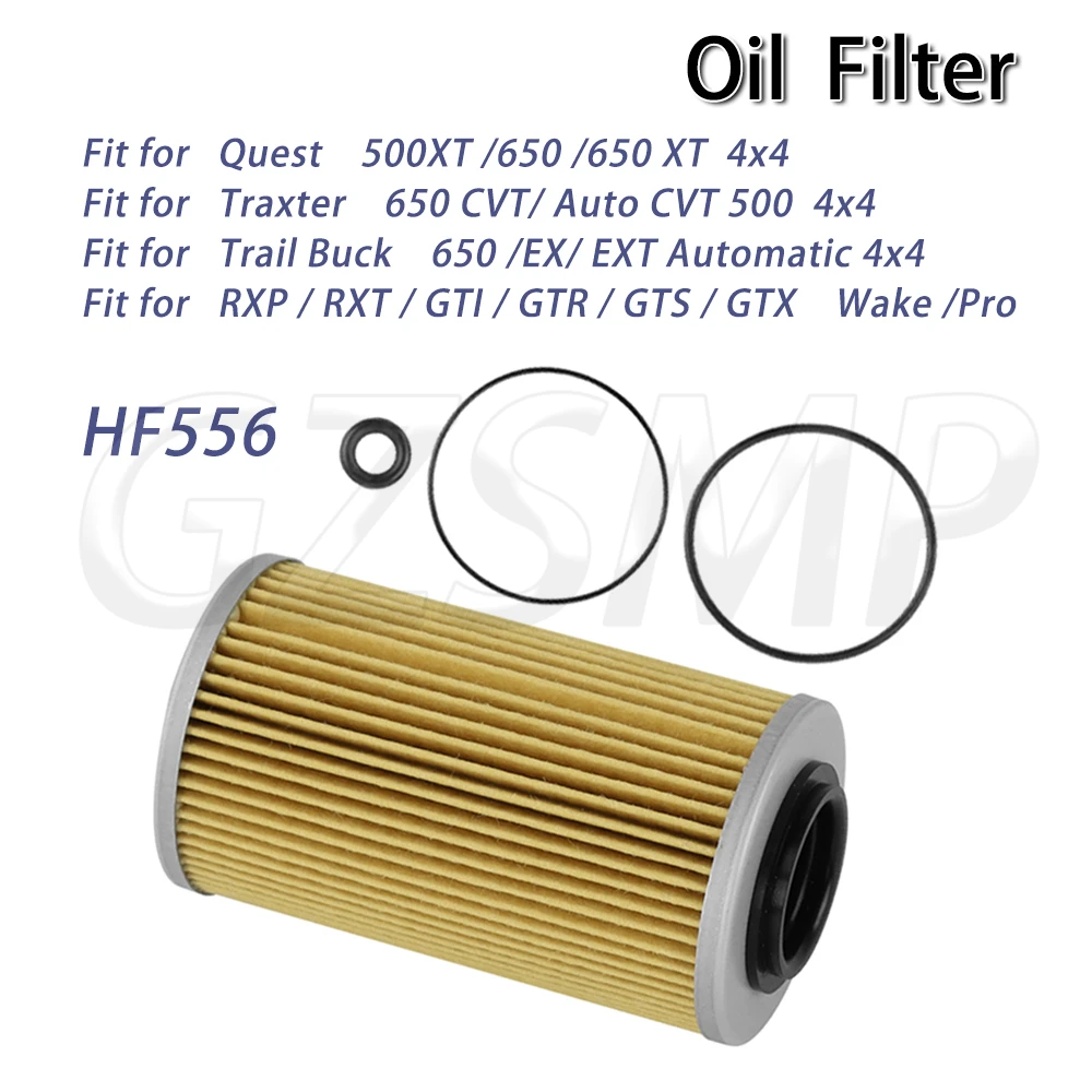 

Motorcycle Oil Filter Fit for Bombardier Quest Traxter 500 650 John Deere 650 GTI GTR GTX RXP RXT Wake Pro 215
