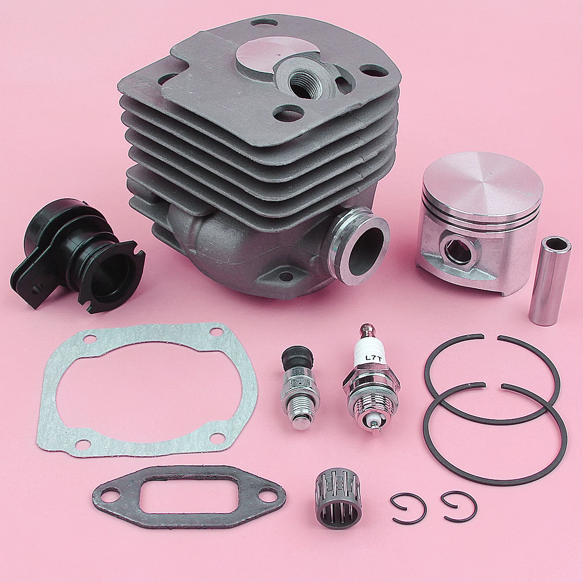 Imagem -04 - Cilindro Pistão Intake Manifold Kit para Husqvarna Peças de Motor Motosserra 50 mm 365 362 371 372 xp 503909271 503743901