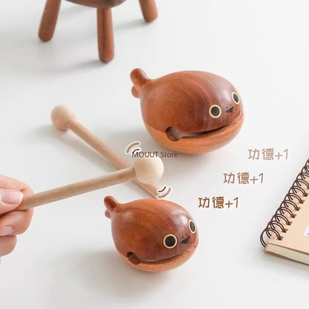 

Wooden Fish Stress Relief Realistic Office Decorations Small Ornaments Shark Emotions Stable Work Environment Toys