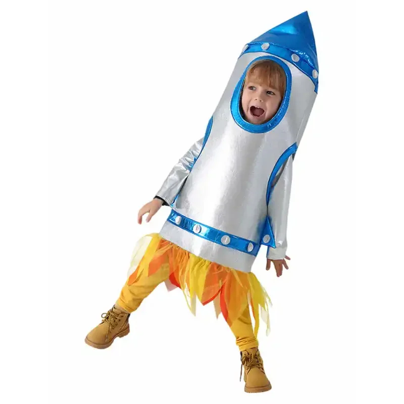 RT01 dzieci rakieta kosmiczna astronauci Spaceman kostiumy na Halloween chłopcy dziewczęta Party do odgrywania ról strój dla dzieci pokaż sukienka * Jk2