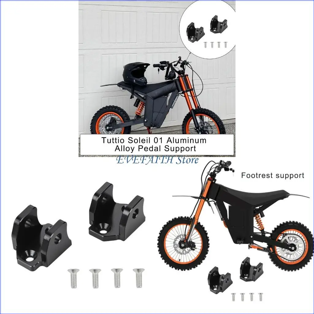 

124B Anti Corrosion Motorcycle Foot Pegs Bracket Rack Ergonomic Ensures Comfort During Extended Rides In All Conditions