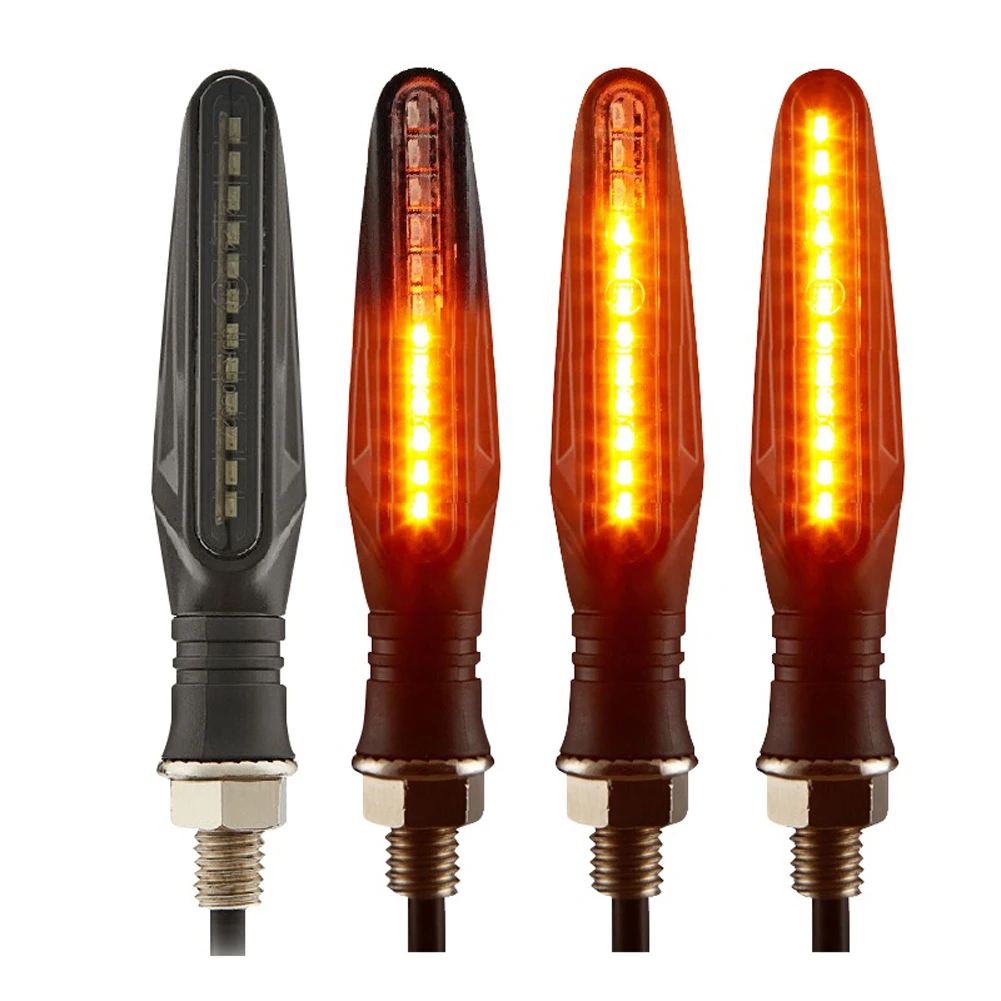 

2pcs Motorcycle LED Turn Signals Light High Brightness Motorbike Side Turning Indicators Waterproof for Motorcycles Beach Bikes
