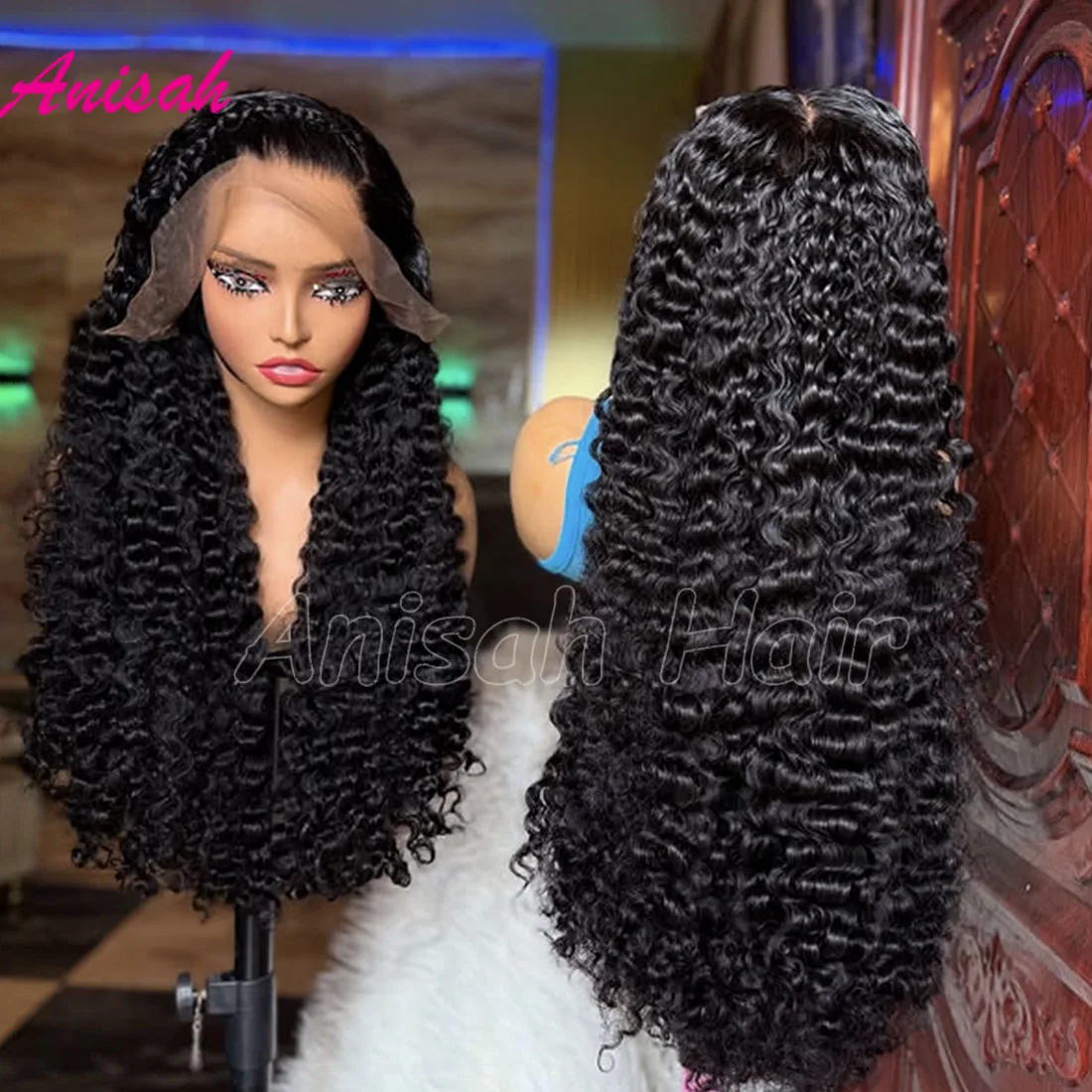 

Burmese Curly 13x4 Lace Front Human Hair Wigs For Women Vietnamese Remy Hair Glueless Lace Closure Wigs Pre-Plucked