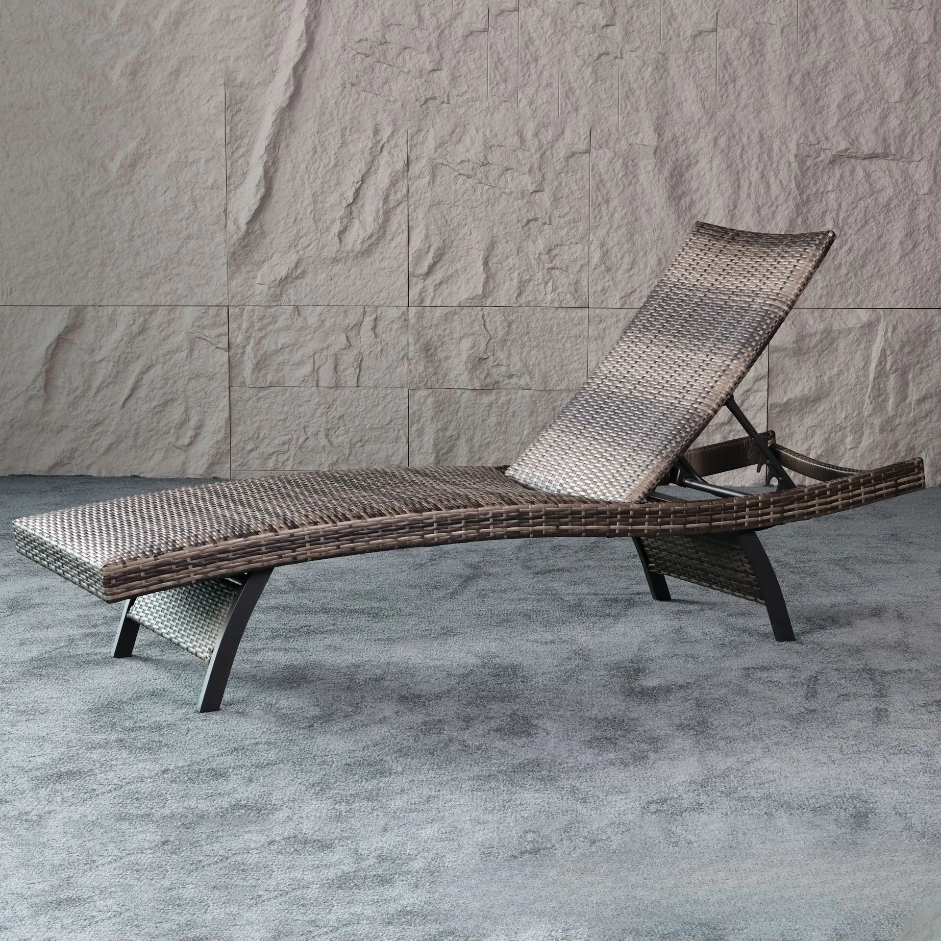 كرسي الروطان الفاخر للتخزين في الفناء الخارجي والفيلا وحمام السباحة