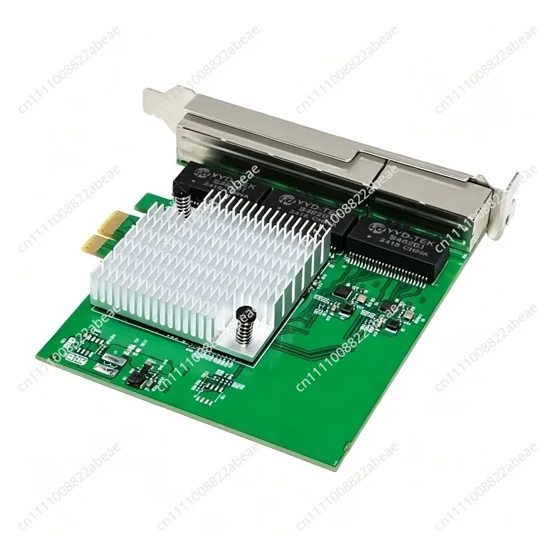 For PCIE X1 To 6-port RJ45 Desktop NIC Supports VLAN Aggregation Remote Wake-up WOL Soft Routing 8111