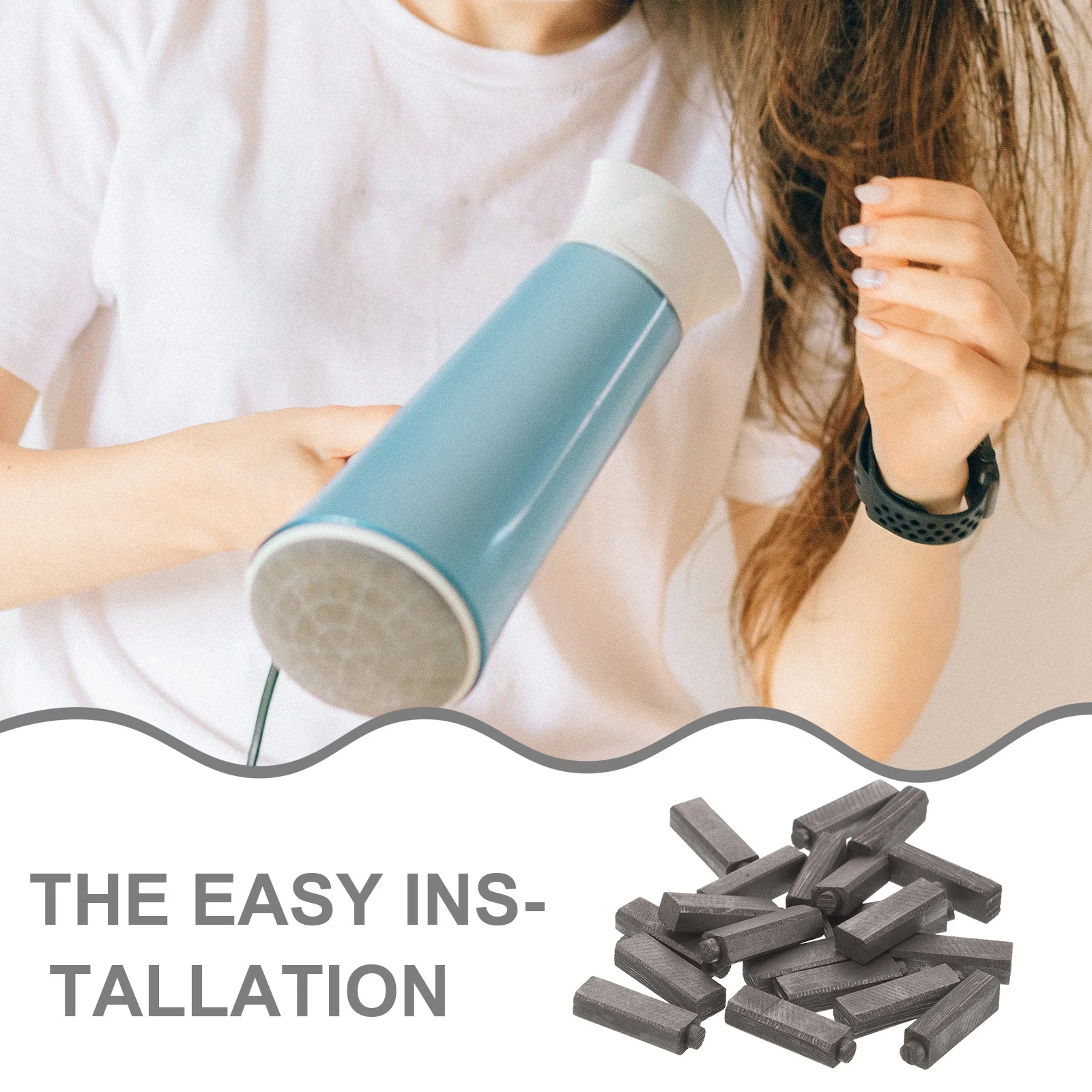 

20Pcs Hair Dryer Carbon Brush Kit - Precise Fit for Motor Easy Installation Replacement Accessories for Blower Carbon Motors and