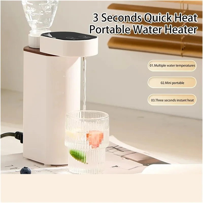 A74G-Portable Travel Water Dispenser Smart Touch Screen Water Purifier Fortravel Andhome EU Plug