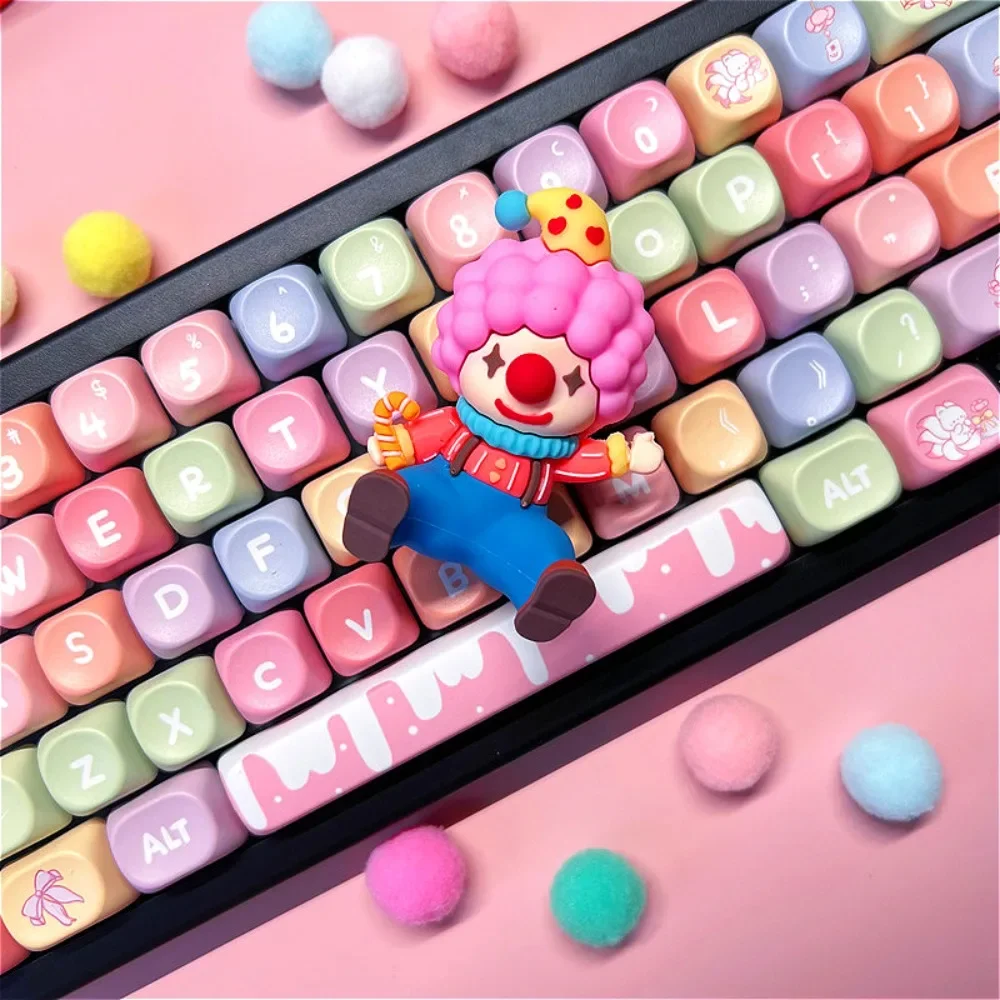 

Keycap 135 Keys XOA Height PBT Cloud Fox Candy Theme for MX Switch 60/84/90/104/108 Mechanical Keyboard