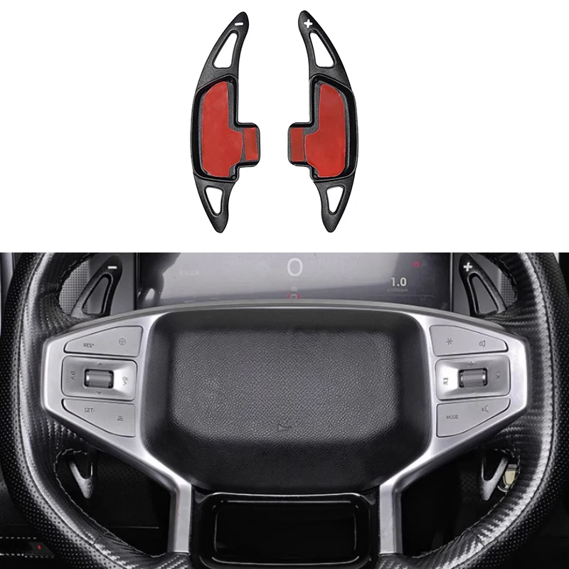 Car Steering Wheel Shift Paddles Fit for JETOUR Traveler T2 2023 Modified Lengthened Aluminum Alloy Car Interior Accessories