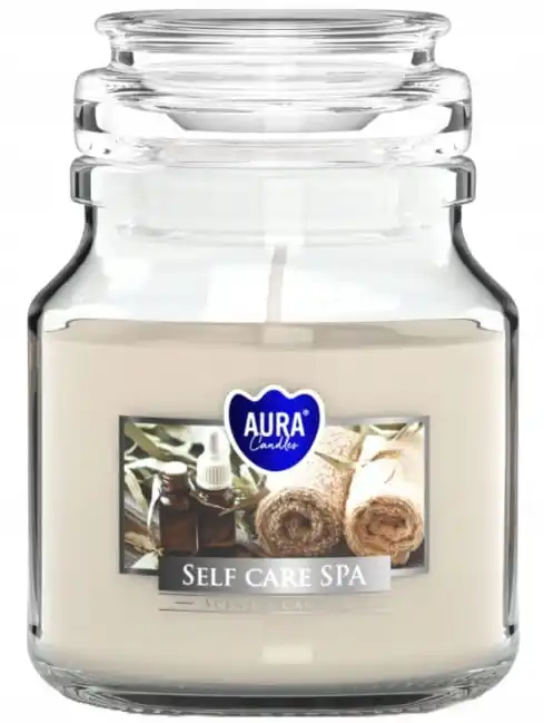 Zelfzorg spa 9,9x7cm geurkaars voor 28H roken