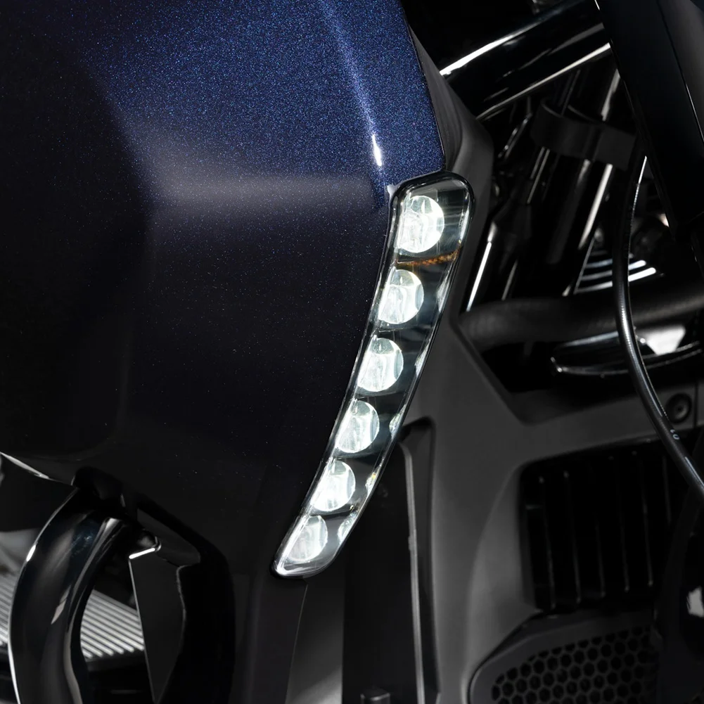 A48P-Front Kit Motorcycle LED Fog Lights With Turn Signals For Davidson Electra Glide Road Glide 2023-2026 Accessories