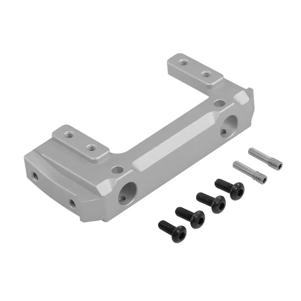 Stojak ze stopu aluminium przedni zderzak montowany serwo dla 1/10 gąsienica RC osiowy SCX10 II AX90046 90046 90047 cześć zapasowa