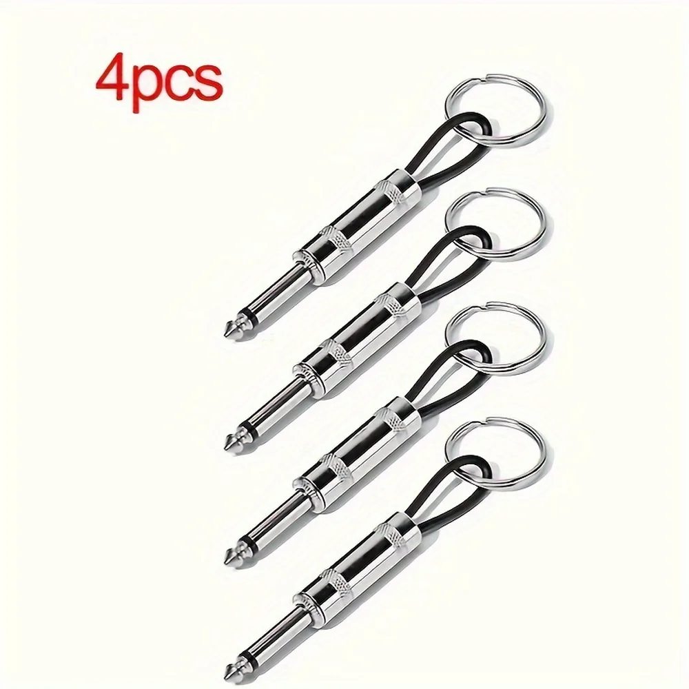 4pcs Wall-mounted Keychain For Men, Guitar Plug Keychain, Vintage Home Decor Gift For Men