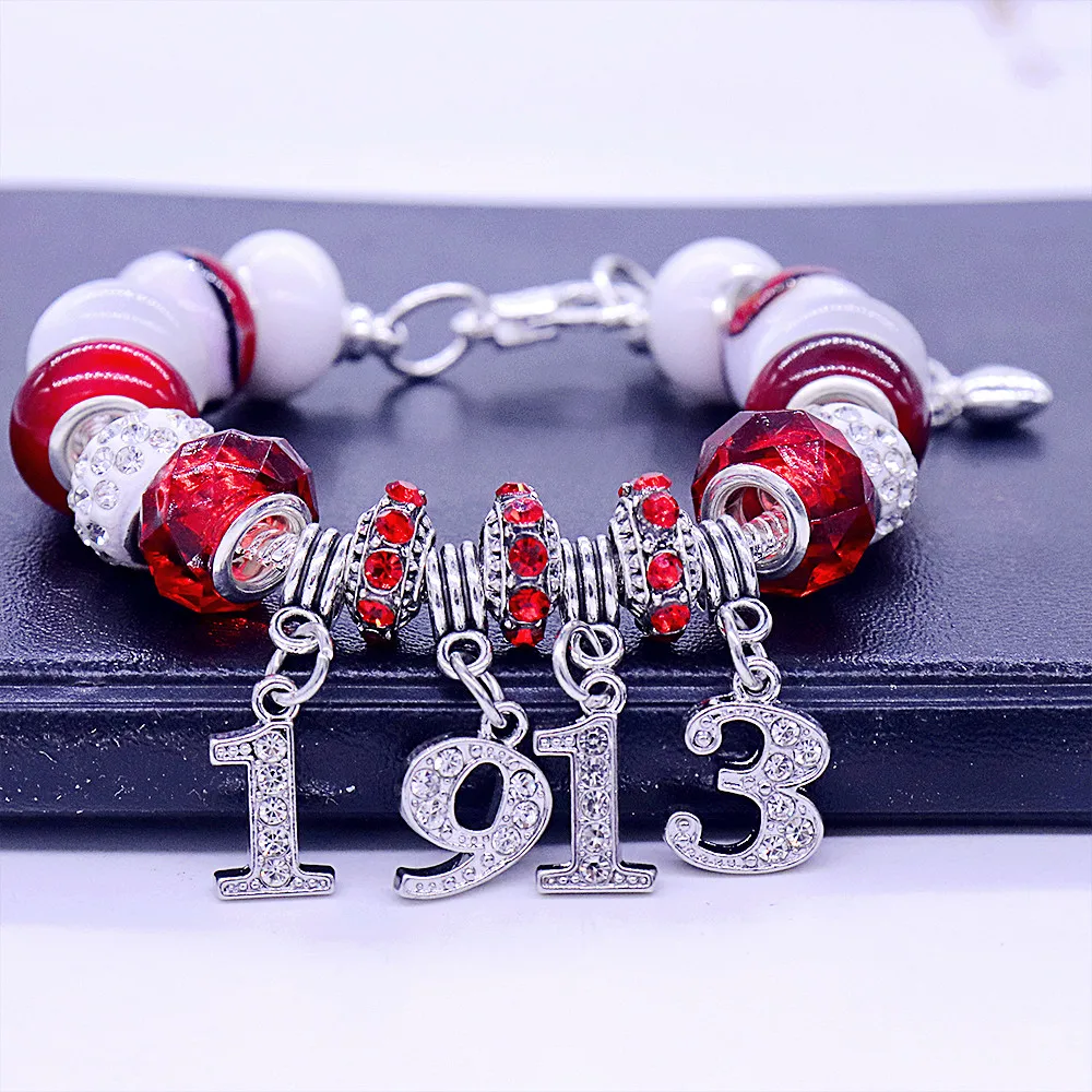 New Trendy Greek Letters Women Organization Soror Serivce Years 1946 Links 1913 DST Finer Women 1920 JJOA 1938 Bracelets Jewelry